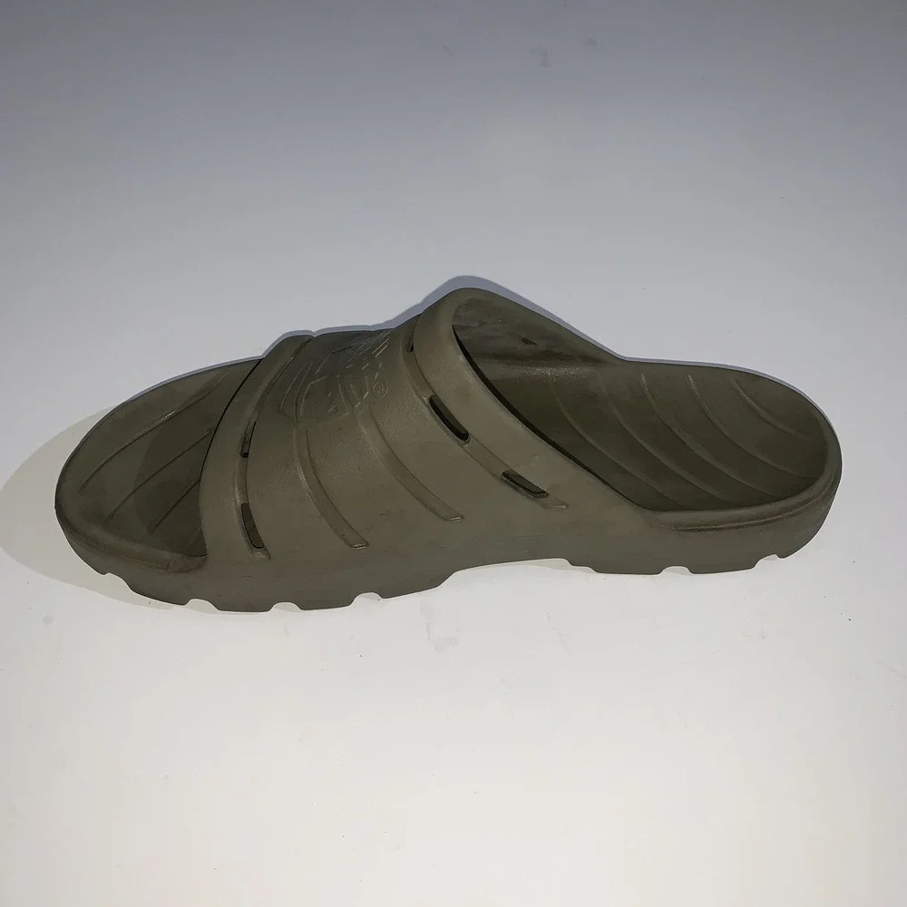 Timberland Sandals Shoes Mens Size 11 Green Rubber Slide Comfort Casual Walking